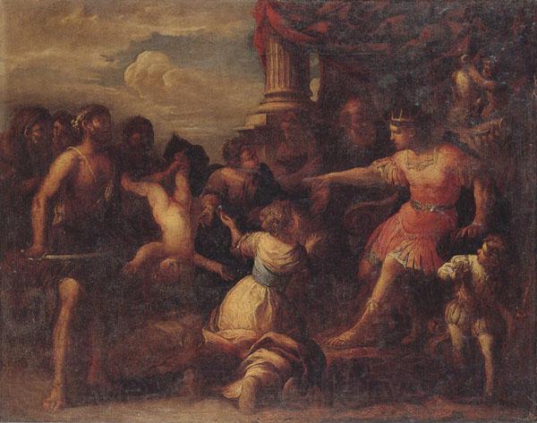 Stefano Magnasco The judgment of solomon Norge oil painting art